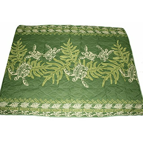 Hawaiian Waterproof Indoor Outdoor Blanket  Picnic Quilt Mat